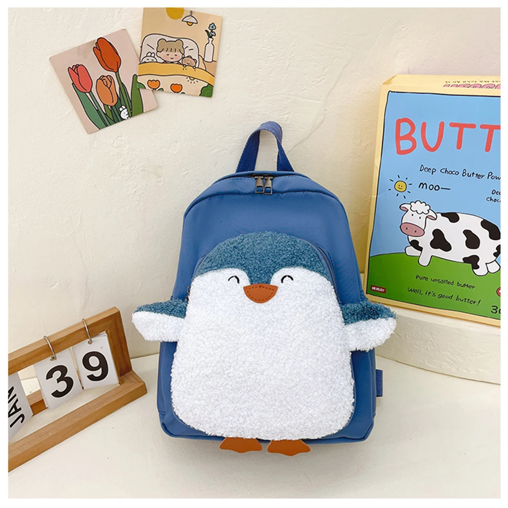 Mochila infantil bonito bordado dos desenhos animados, pacote de presente personalizado coreano Travel Snack com nome, tridimensional, personalizado