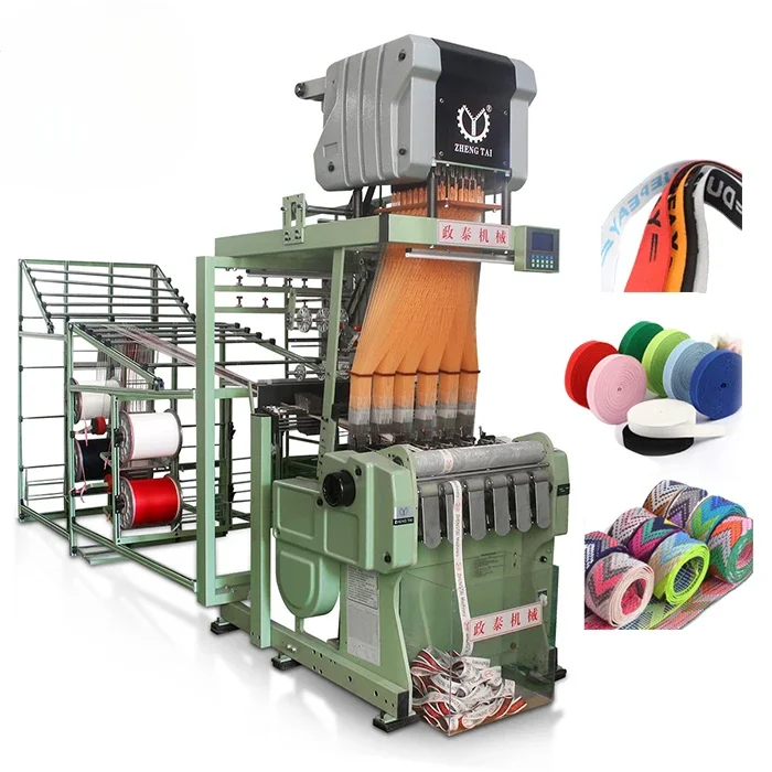 Zhengtai 6/55/320 Computerized Elastic Tape Making Electronic Jacquard Loom Machine