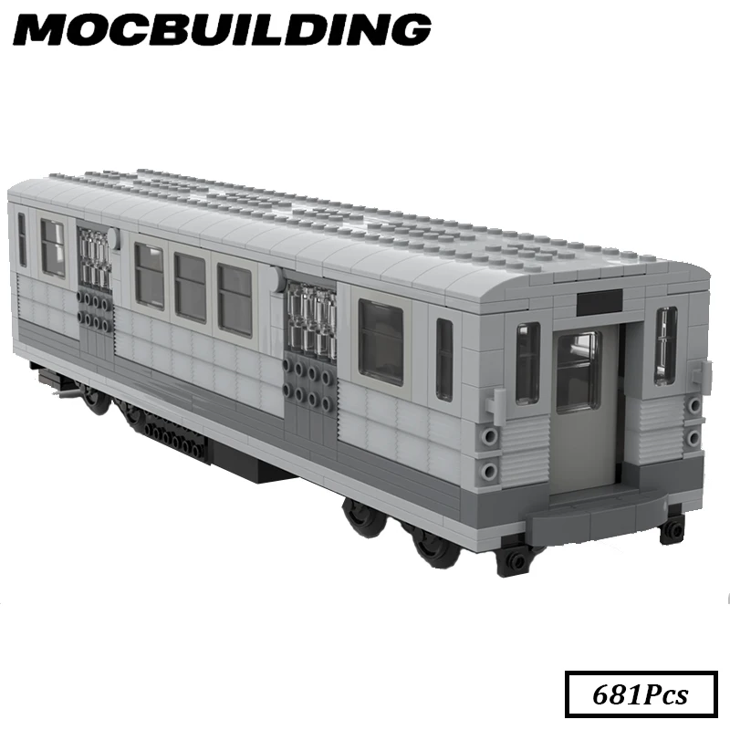 

CITY MOC Underground Station Tunnel Transportation Track Train Building Blocks Subway Model Bricks Toys Display Construction