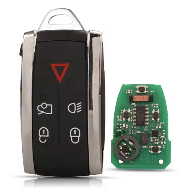 

Car Remote Key 5Buttons Car Key 433MHZ FSK ID46 Chip KR55WK49244 For Jaguar XF XK XKR 2007-2012-A14Z