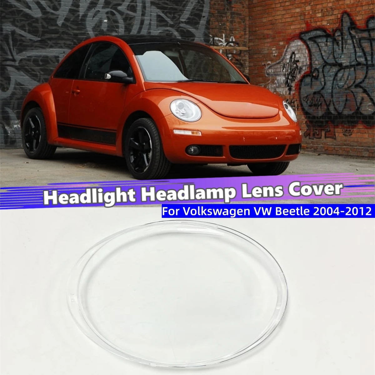 

For Volkswagen VW Beetle 2004 2005 2006 2007 2008 2009 2010 2011 2012 Car Accessories For Cars Lights Cover Headlights Lamp Lens