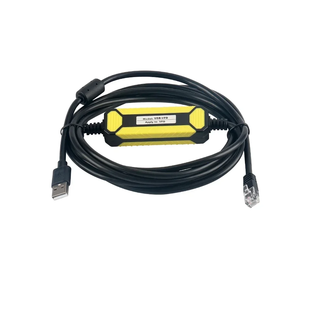 USB-VFD Programming Cable Suitable for Delta VFD-E/EL/ED/CH2000 Series Frequency Converter VFD-USB01 RJ45