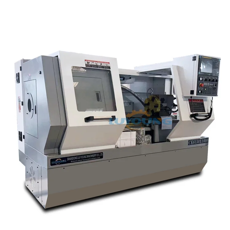 Cnc Metal Lathe Hine Turning Machine for Metal Siemens CK6136 CK6140 CK6150 Torno Price Flat Bed Bench automatic lathe machine