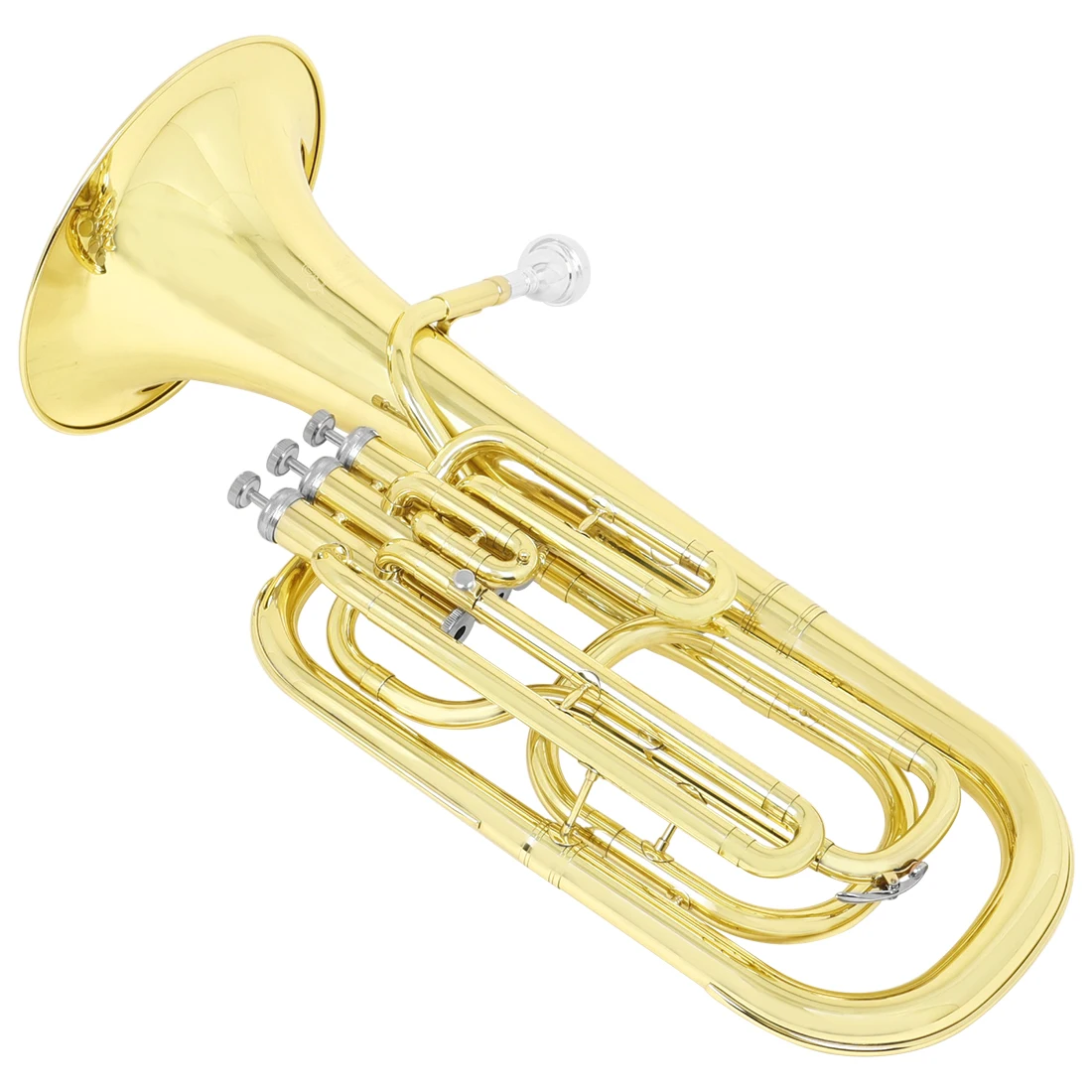 Tenor Horn Hold Trumpet Bb Brass Instrument Professional Triple Key Instrument