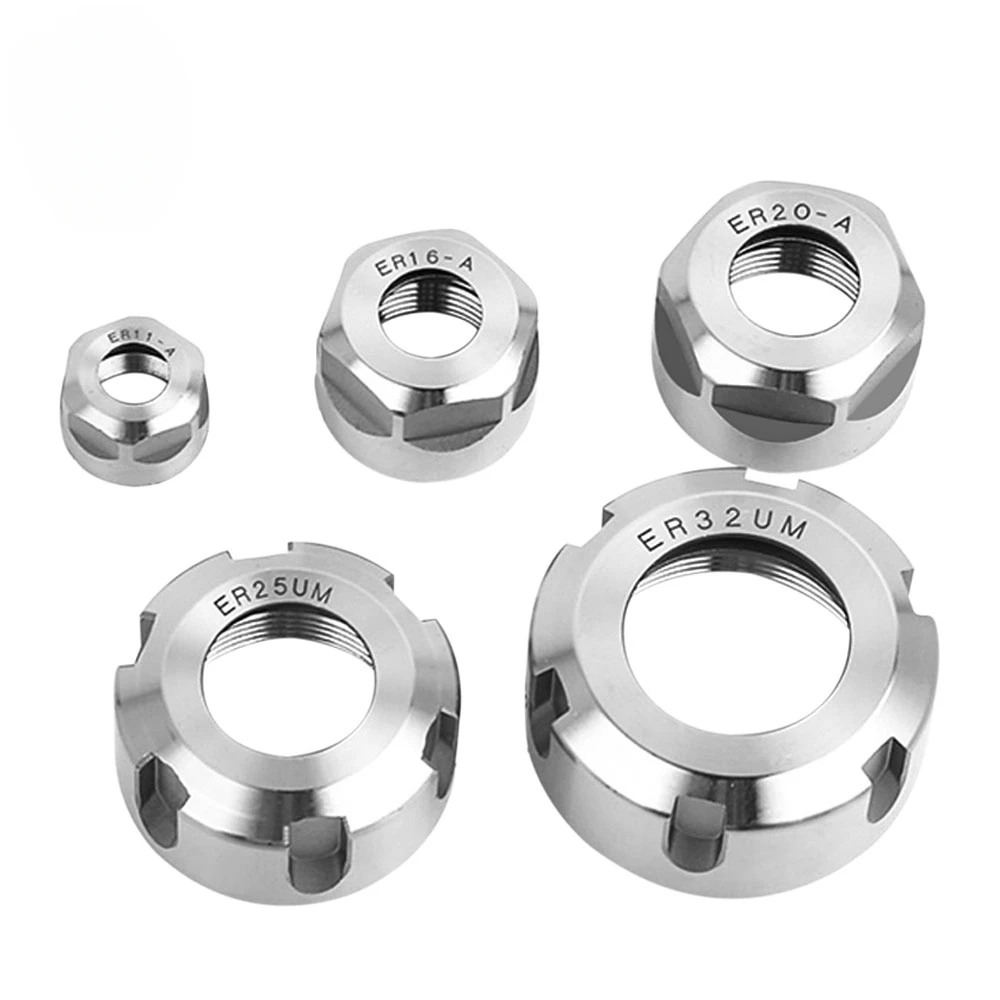 ER11 Nut ER8 ER11 ER16 ER20 ER25 ER32 ER40 NUT A M UM High Precision ER Nut CNC Nut ER Nut for Cnc ER Collet and Tool