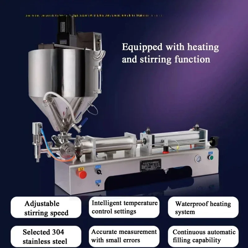 

PBOBP Multifunctional Paste Filling Machine Stainless Steel Foot Pedal Paste Filling Machine Heating And Stirring Type