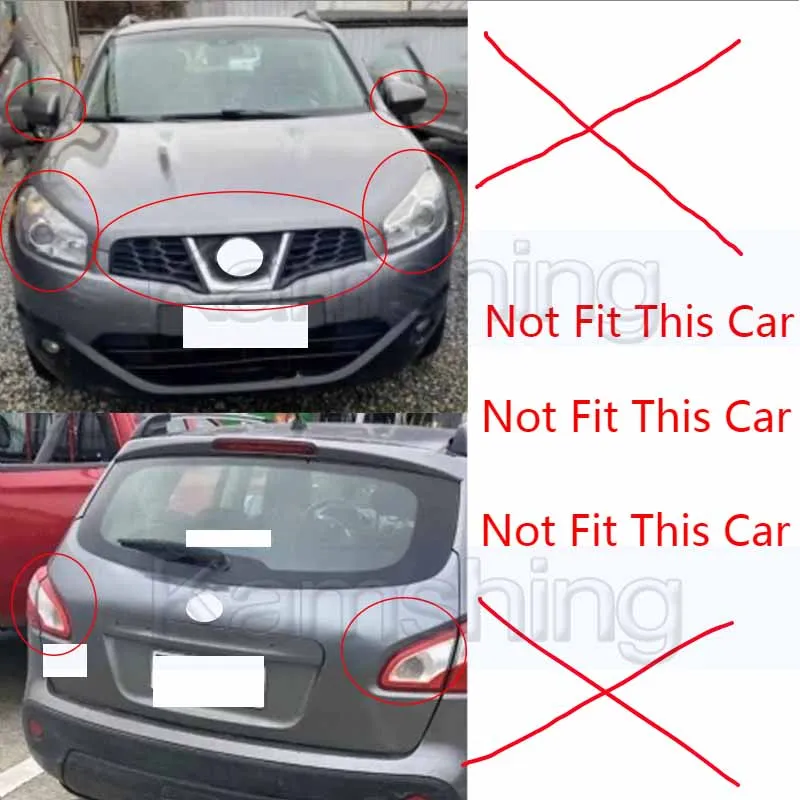 Maosheng Reflektor halogenowy przedniego zderzaka Reflektor przedni Do Nissan Qashqai 2008-2015 Reflektor przedni Światło kierunkowskazu Bez blatu — zdjęcie 3