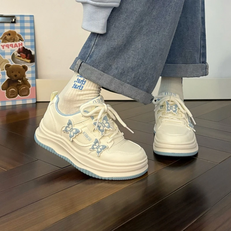 

2025 NEW Child Sneakers Shoes Platform boys and girls Casual Thick Sole 2025 Leisure Sneakers Shoes Platform New