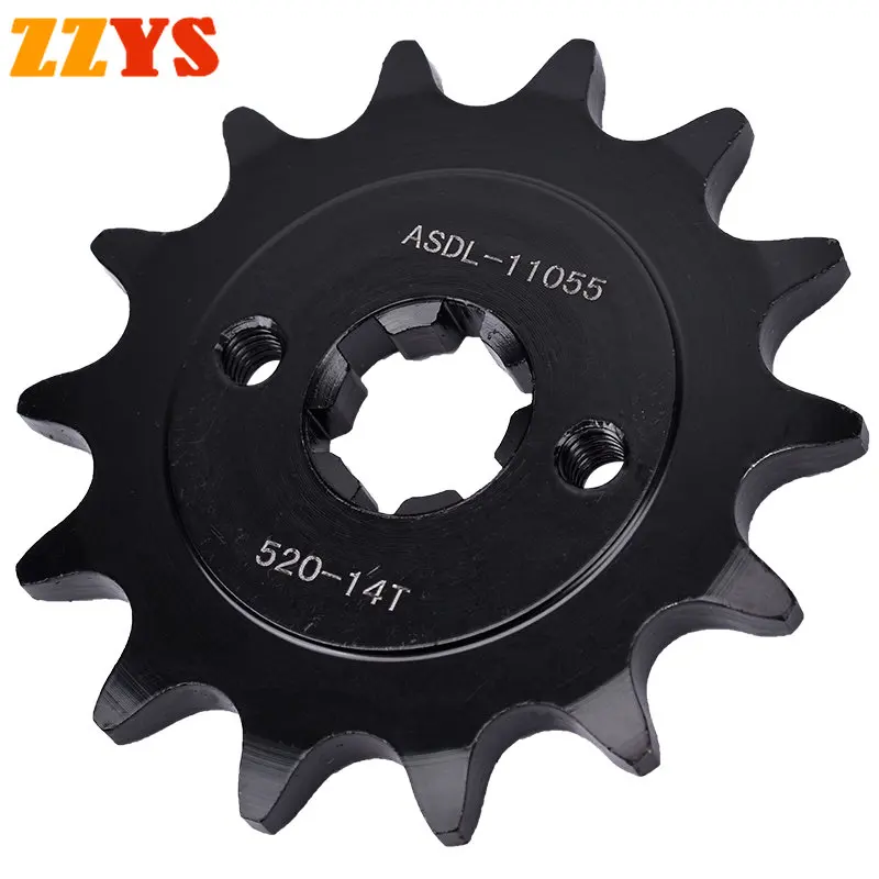 520 14T Front Sprocket Gear Wheel Cam For KT/M Du/ke 125 11-13 125 Du/ke ABS 2014-2019 2020 2021 2022 125 RC ABS 200 RC125 RC200