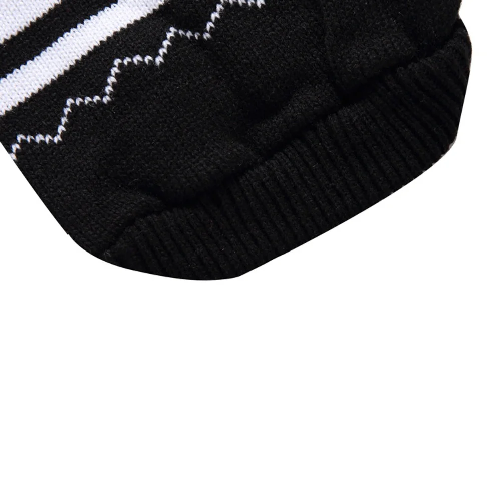 

Pet Dog Sweater Christmas Turtleneck Knitted Puppy Winter Warm Clothing Festive Print Stretchable Costume For Dogs Size S