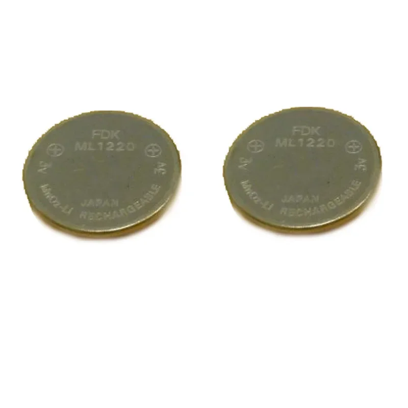 1/2/5PCS Original Brand New Fresh ML1220 1220 3V 18mAh One Single Lithium Rechargeable Coin Cell Battery for FUJI FDK