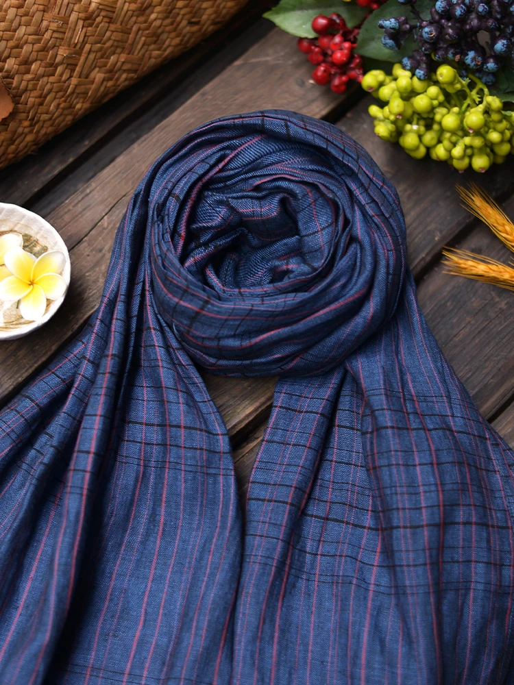 Echarpe-en-lin-ethnique-ele-polyvalente-haut-de-gamme-automne-hiver-pour-femme-style-artistique-retro-cache-cou-multifonctionnel-rectangulaire