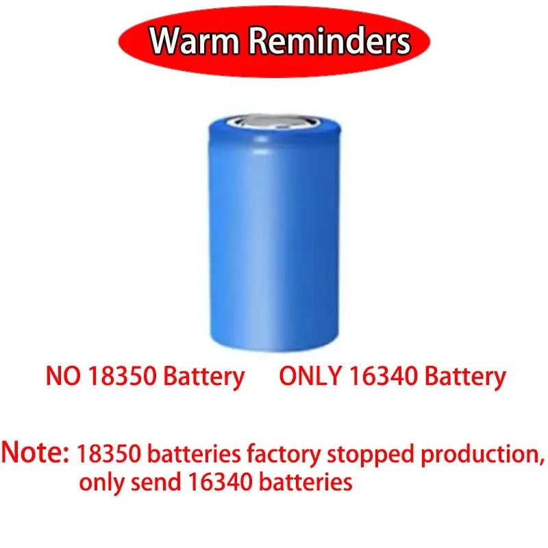 3LED Mini Flashlight Rechargeable EDC Torch Waterproof Hiking Camping Portable Flashlight 16340Battery with Pen Clip Tail Magnet