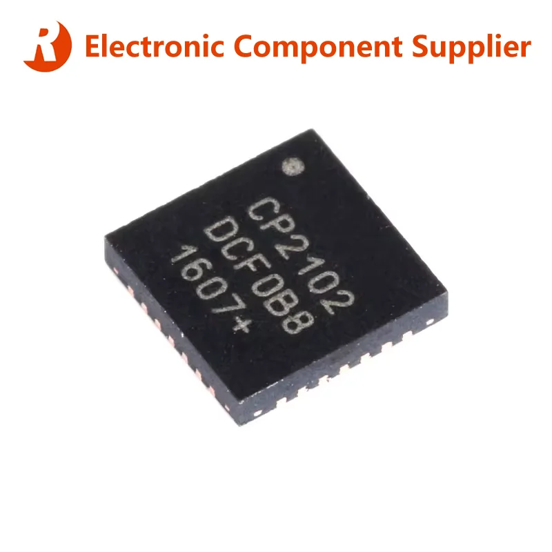 5Pcs CP2102-GMR QFN-28 100% Brand New Original CP2102 QFN28 CP2102-G USB to UART Bridge Controller Chip Genuine SMT Fast Deliver