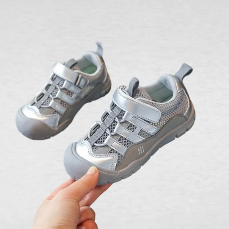Fashionable Girls' Breathable Mesh Sports shoes 2026 Spring Autumn New Green Boys' lightweight versatile outdoor Casual shoes