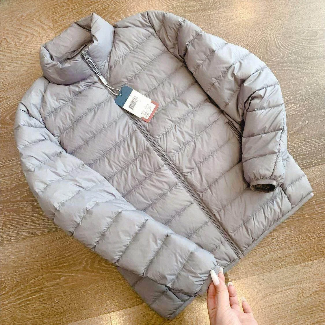 

Extraordinary Value! Lightweight Warm Windproof Breathable Stand Collar Cotton Jacket for Men Casual Style Ultra Thin Insulation