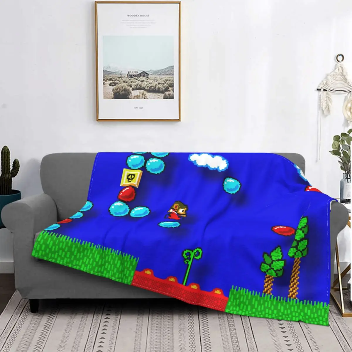 

The Thirteenth Blanket Fleece Flannel Cute Super Warm Plaid Alex Kidd Floor Is Lava Throw Blankets For Bedding Plush Thin Quilt