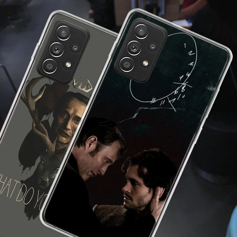 Killer Movie Hannibal Phone Case For Galaxy S23 S20 S21 FE Plus Samsung S24 S22 Ultra TPU Pattern S10 S10E S9 S8 S7 Edge Cover S image 4