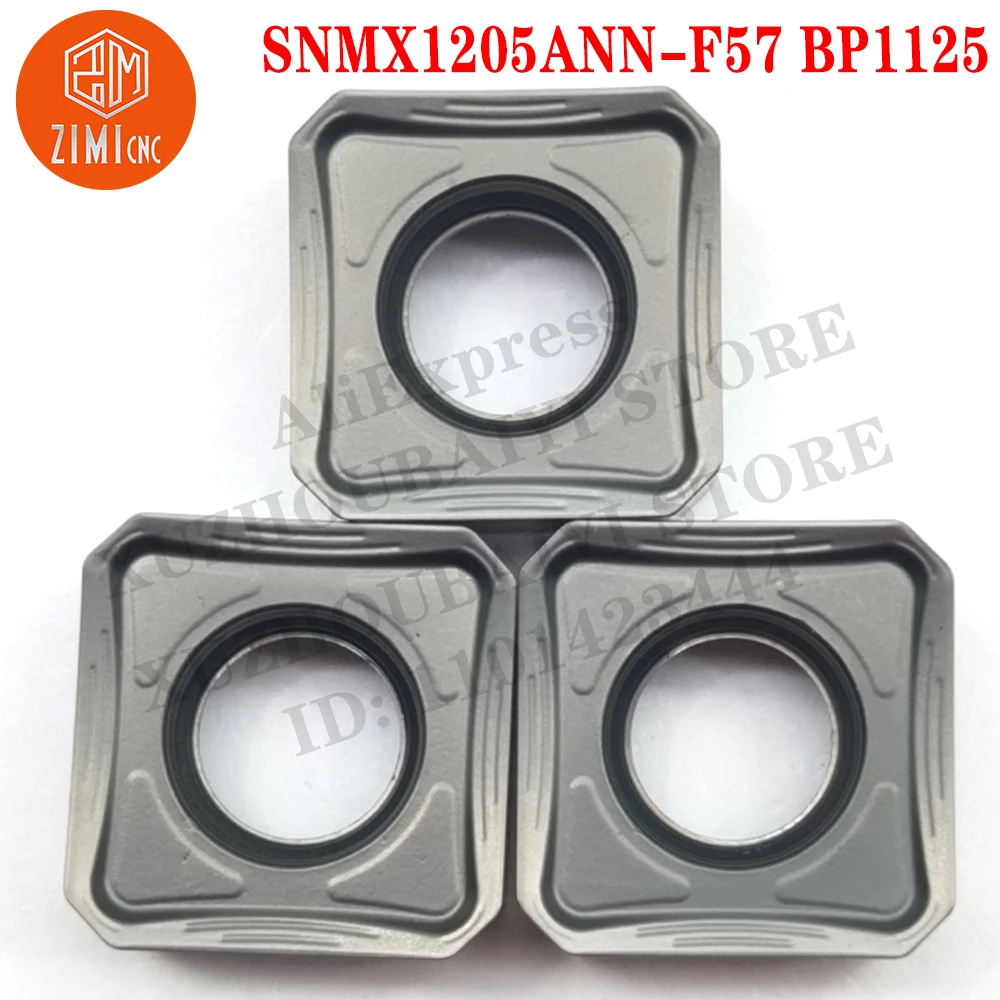 SNMX1205ANN-F57 BP1125 إدراج كربيد SNMX مطحنة الوجه أدوات الخراطة SNMX 1205 شفرة CNC مخرطة إدراج الأجزاء الفولاذية