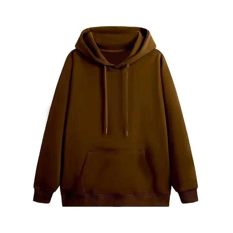 Herren- und Damen-Hoodies in Unifarben mit Taschen, Sport- und Fitness-Sweatshirts, modische Freizeitpullover in mehreren Farben – Detail 13