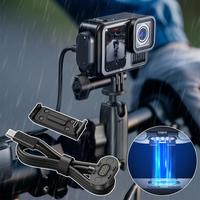 NEW Magnetic Waterproof Charging Side Cover Cable Kit For Gopro Hero 9 10 11 12 13 Type-C Charging Cover Port Easy Removable