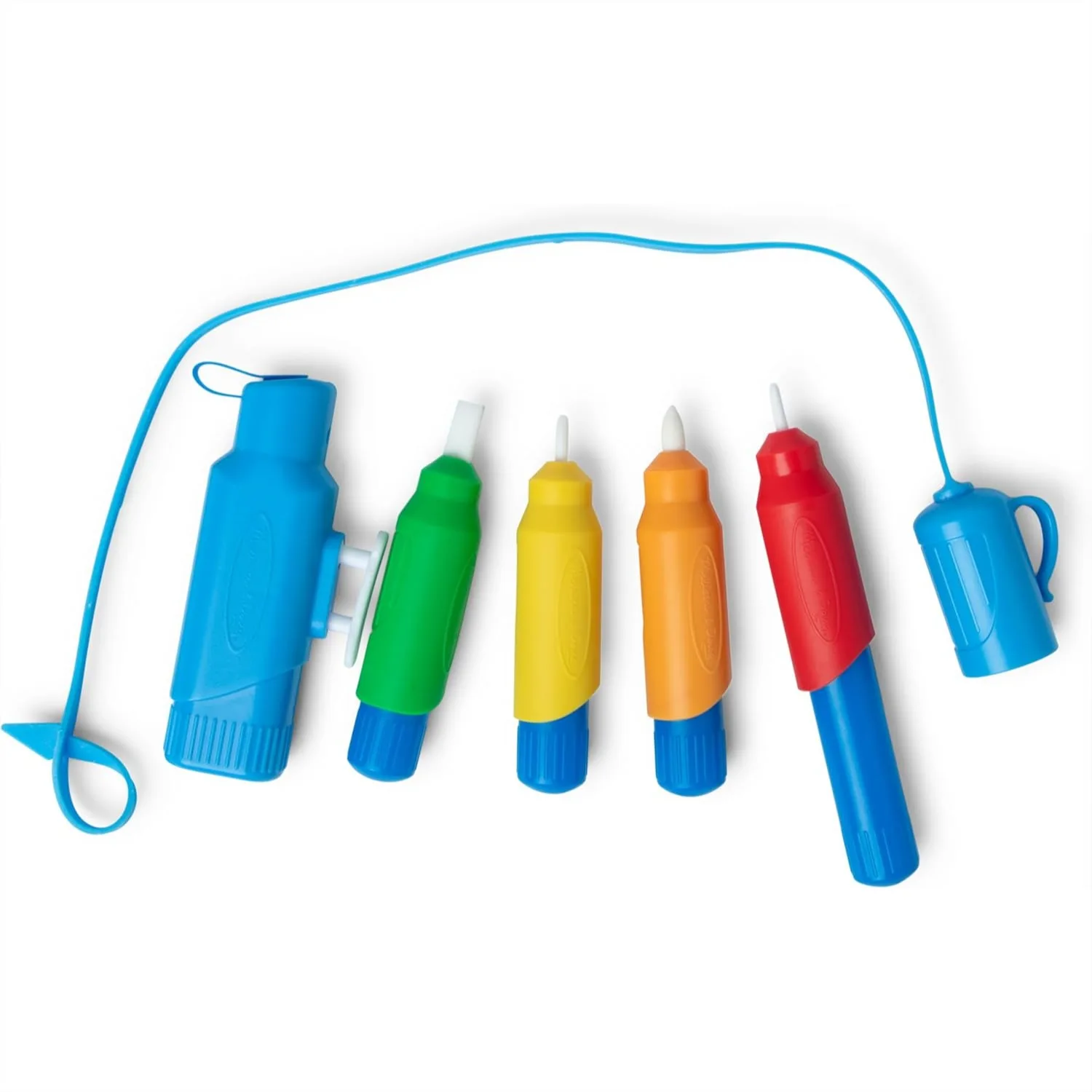 

4 Color-with-Water Pens for Kids with Sprayer and Tether Cap, Compatible with Water WOW! Pads