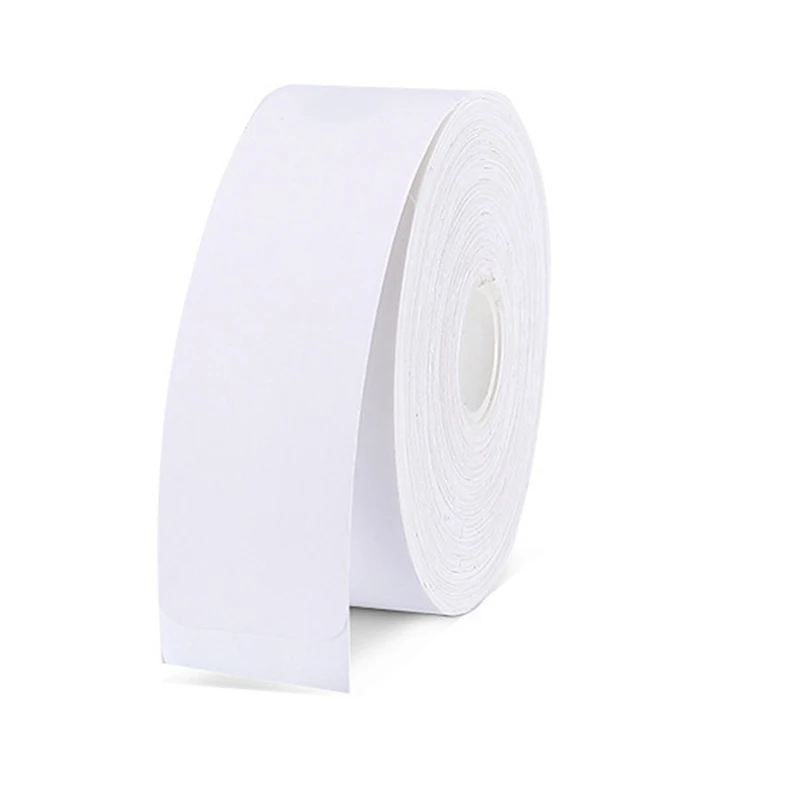 Niimbot D101 D11 D110 White Label Printing Paper Name Sticker Adhesive Book Stationery Labeling Machine Labels Roll