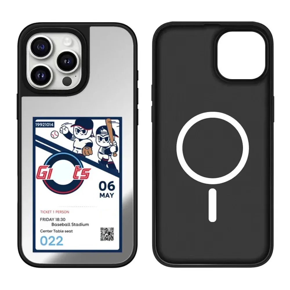 غطاء حماية لسطح مرآة التذاكر لهاتف آيفون 16 15 14 13 12 Pro Max #5