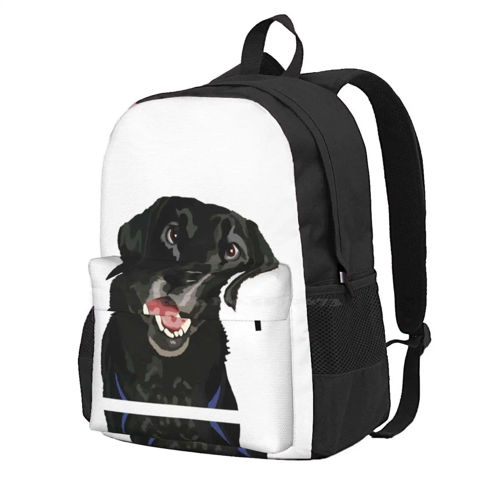 Black Lab Hot Sale Schoolbag Backpack Fashion Bags Dog Black Lab