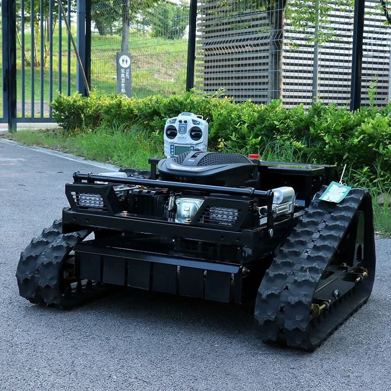 Lawn Mower Robot Grass Cutting Machine Remote Control with CE Certification Euro V Emission Standards Customizable for Home Use