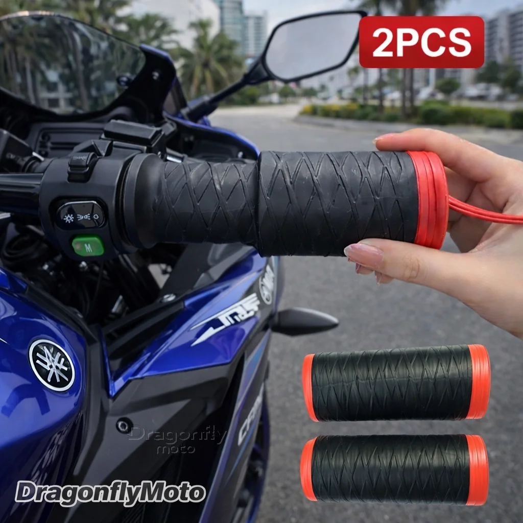 

Motorcycle Silicone Handlebar Cover For YAMAHA YZFR15 YZF-R15 R15 V3 V3.0 Self Shrinking Non-Slip Motorcycles Grip Covers