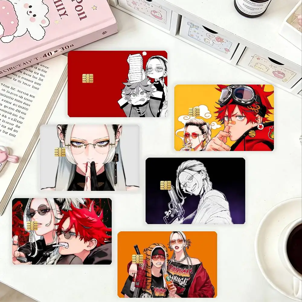 

Gokurakugai HD Waterproof Card Skins Protective Stickers for Credit Bank Game Cards