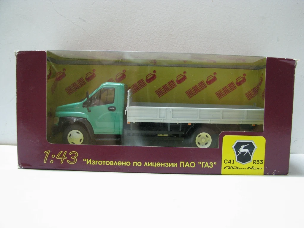 

Литой под давлением масштаб 1:43 HAM ABTONPOM GAZ C41 R33, русский зеленый сплав, модель автомобиля, Коллекционная игрушка, подарок, сувенир, украшение для дисплея