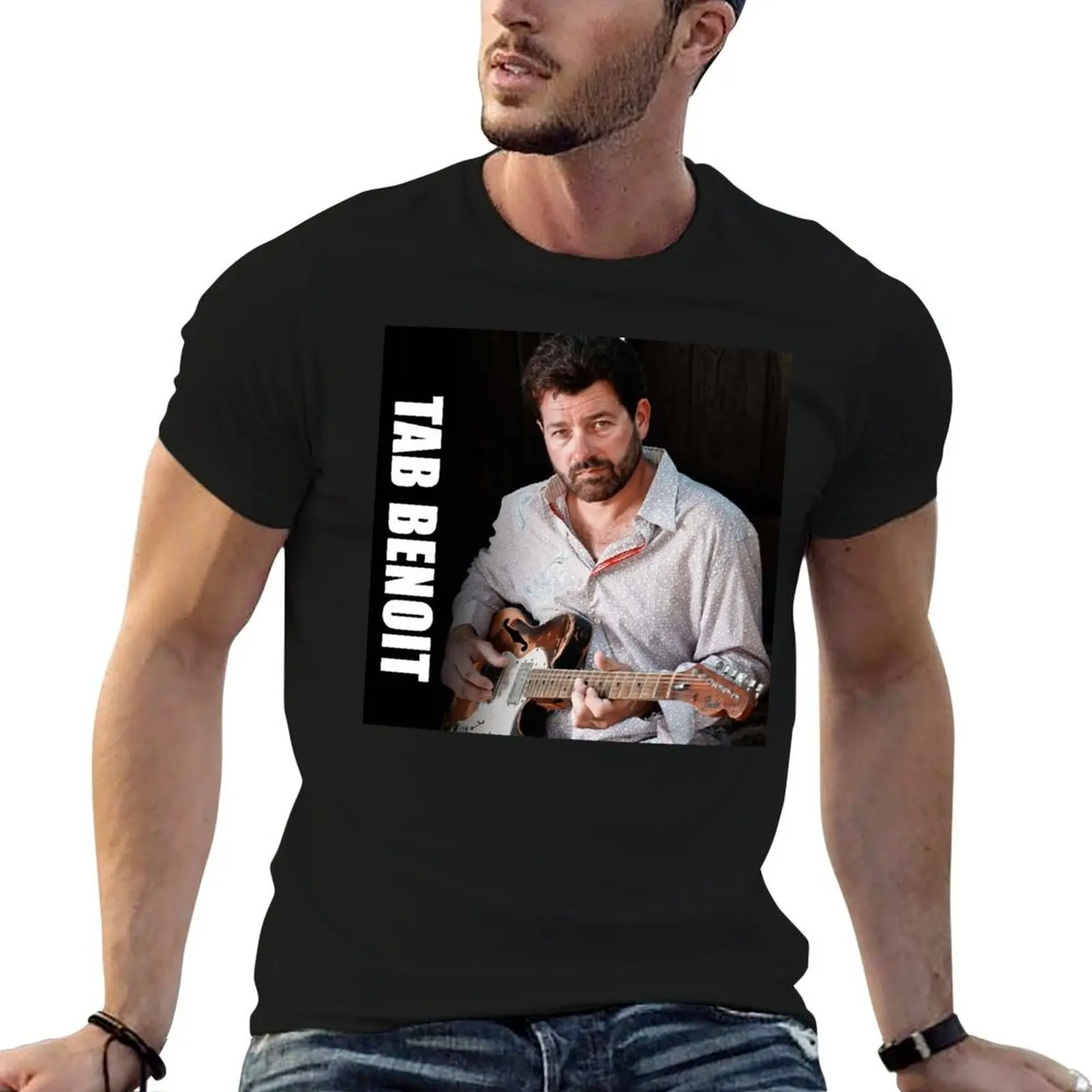 Tab Benoit Music Tour T-Shirt Holiday Lightweight T-Shirt