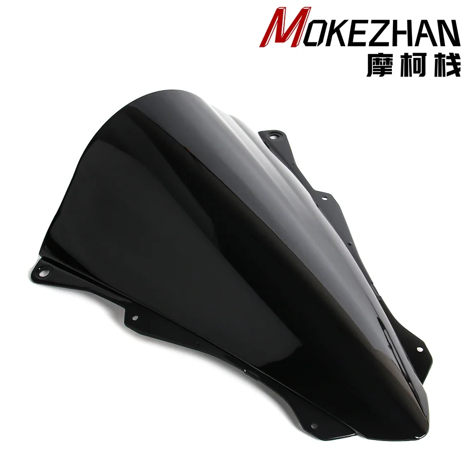 NEW DEGIN Double Bubble Viser Windshield For Kawasaki Ninja ZX-4RR ZX4RR ZX-4R ZX4R ZX25R ZX-25RR ZX25RR 2023 2024+ Windscreen