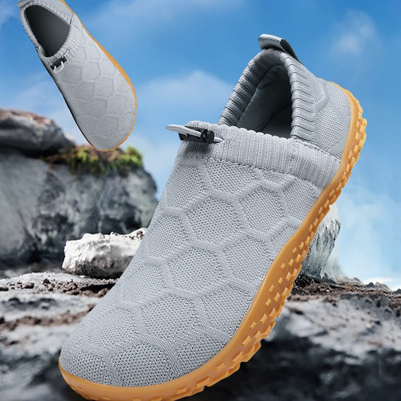 

Fashion Unisex Wider Shoes Breathable Mesh Men Barefoot Wide-toed Shoes New Flats Soft Zero Drop Sole Wider Toe Sneakes Big Size