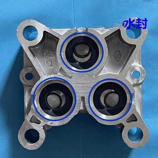 

K5 original high pressure car washing machine cleaning machine pump head pump seat water inlet water outlet accessories