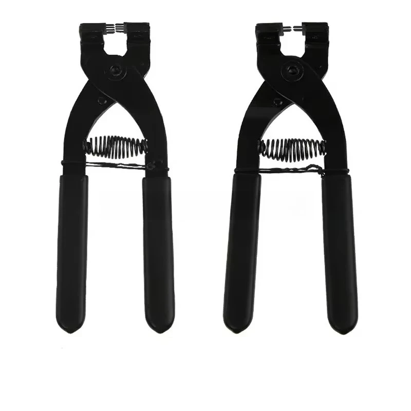 2/4 Teeth Leather Pliers Hand-Held Silent Pliers Diamond Sewing Stitching Chisel Leather Craft Hole Punch Tools