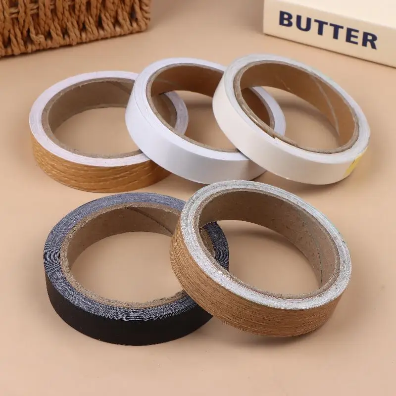 1Pcs 10mx2cm Preglued Edging PVC Edge Banding For Wood Kitchen Wardrobe Furniture Table Desk Board Edgeband Edger Glossy