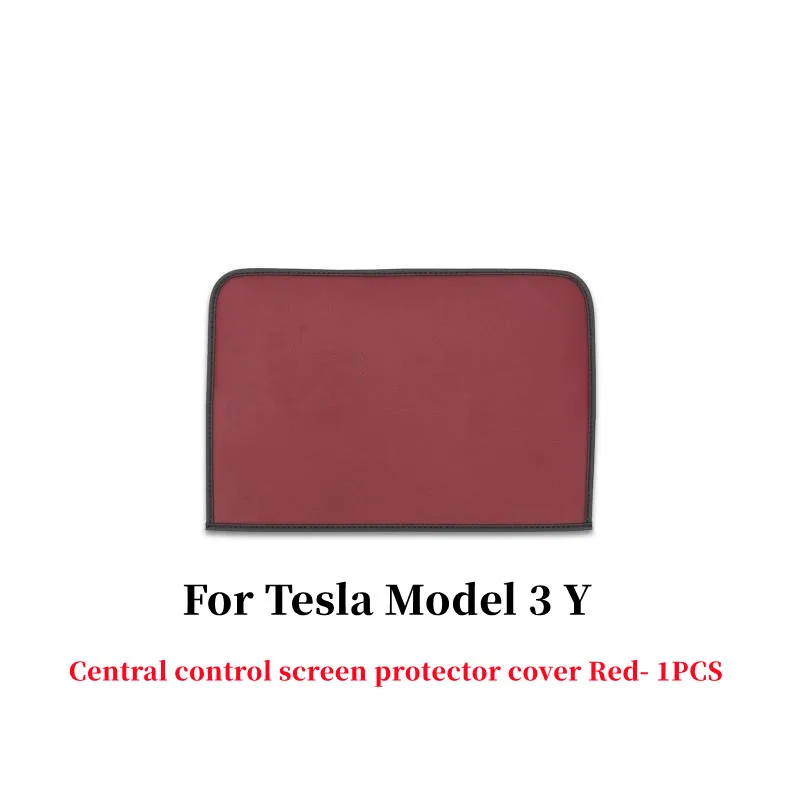 For Tesla Model 3 Y Anti-UV Sunshade Screen Protection Cover Center Console Navigation Display Dust Case Car Interior Accessorie