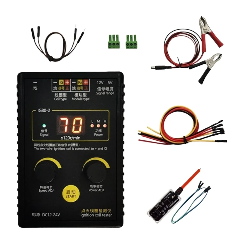 Equipement-diagnostic-d'allumage-fiable-pour-les-applications-motos-voitures-fournissant-affichage-tension