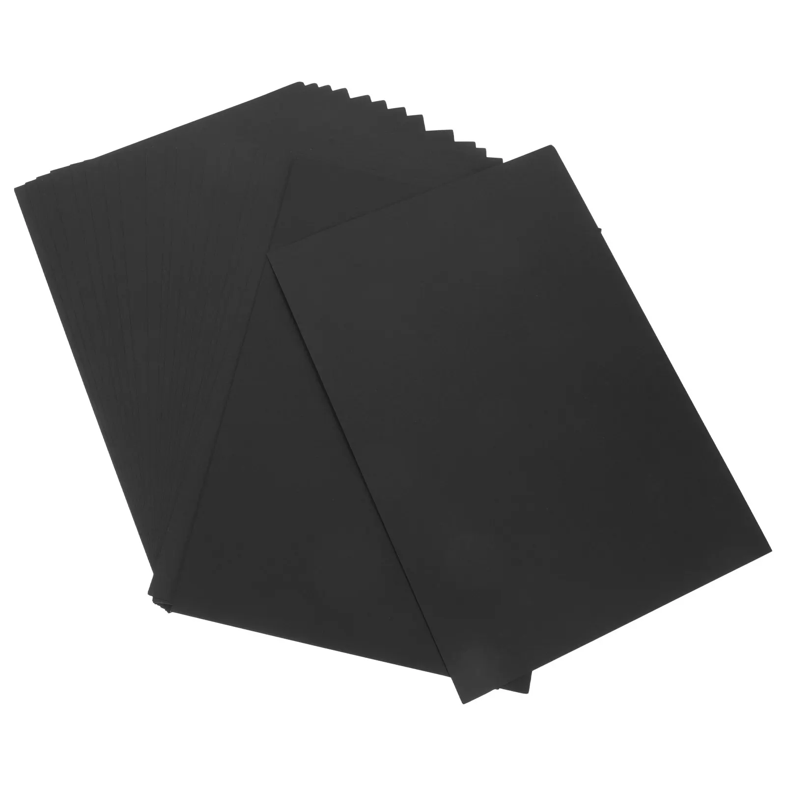 20Pcs Black Cardstock Paper 250G A4 Premium Thick Stock for Invitation Making Menu Design Book Covers Awards Calligraphy