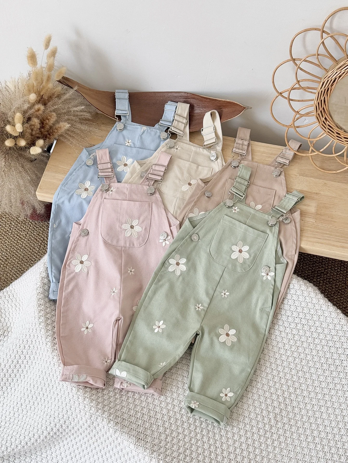 Spring Summer Baby Rompers Overalls Pants Children's Clothing for Boys Girls Long Jumpsuit Baby Sleeveless Crawling Suit