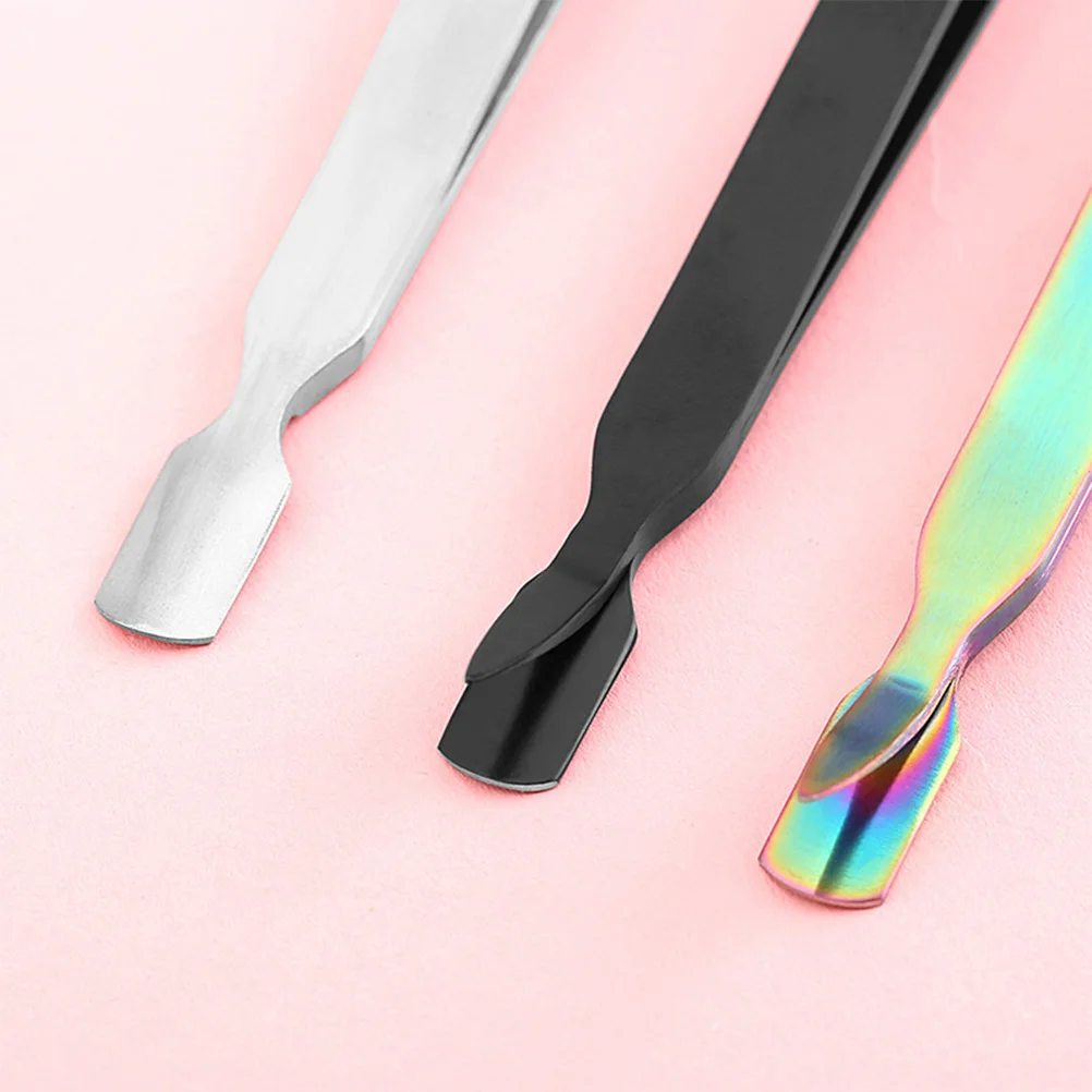 

1pc Plastic Nail Art Tweezers Clipper Manicure Tool Stickers Clips Professional Shape Sculpture Multi Function Phone Decor Nail