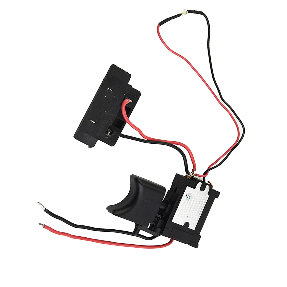 W/ Light Trigger Switch 12A 12V14.4V18V Black Drill Plastic/Metal Speed Control Trigger Switch Protable Reliable