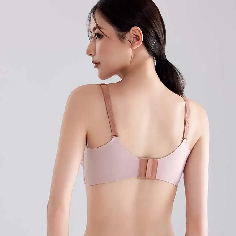 Lingerie For Women Silkworm Silk Latex Underwear Women's Soft Support Small Chest Gathering Anti-sag Retraction Pair Traceless