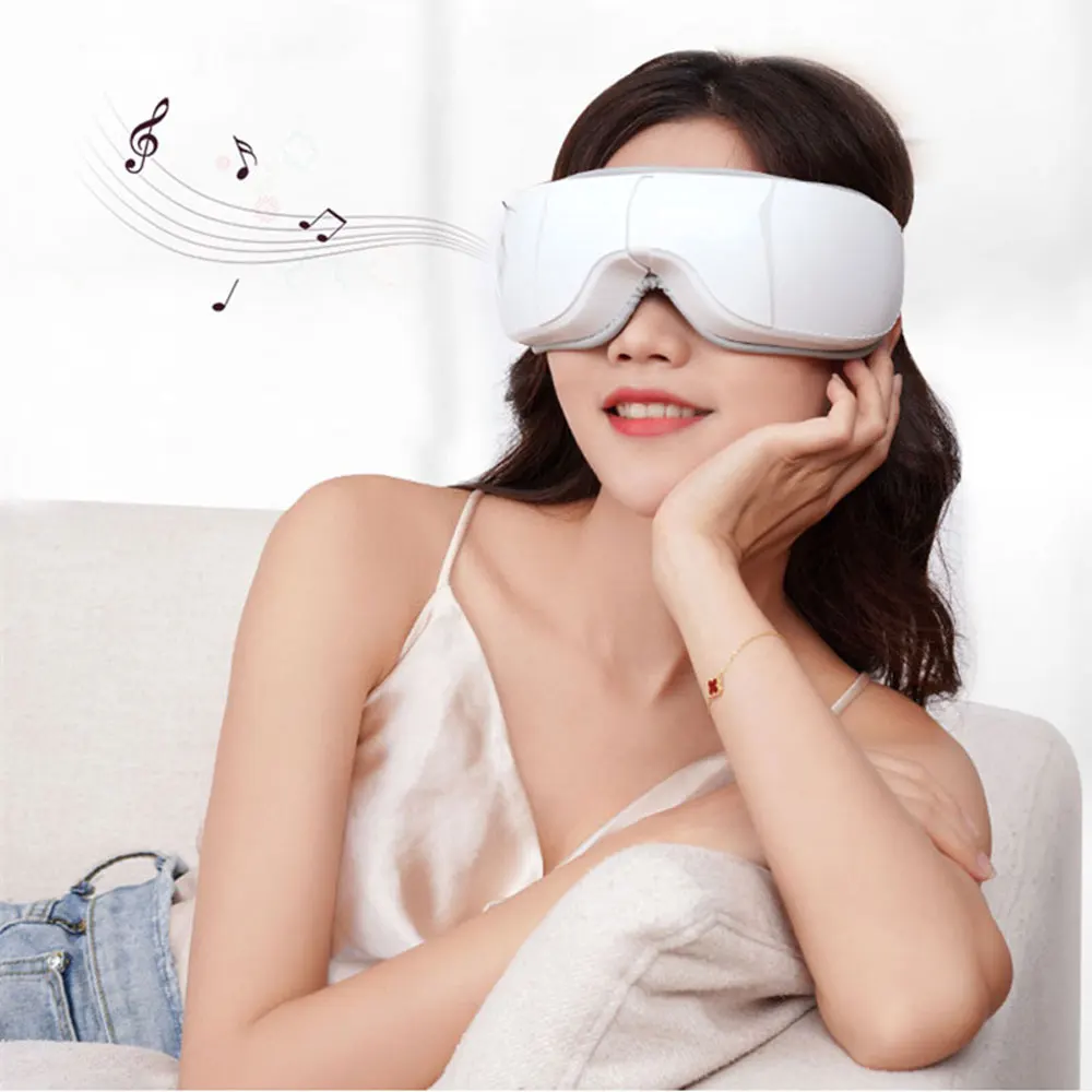 

Eye Massager Hot Compress Foldable Portable Eyes Care Instrument Relief Fatigue Intelligent Airbag Vibration