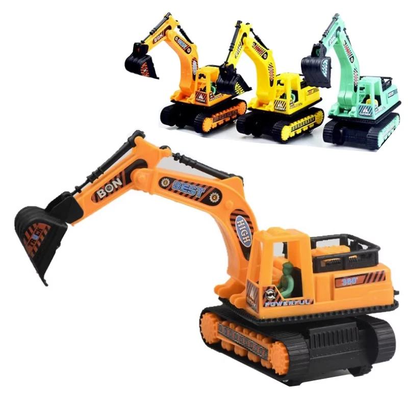 

One Piece New Inertia Truck Excavator Children's Puzzle Model Toy Christmas Gift Boys Random Colors M21