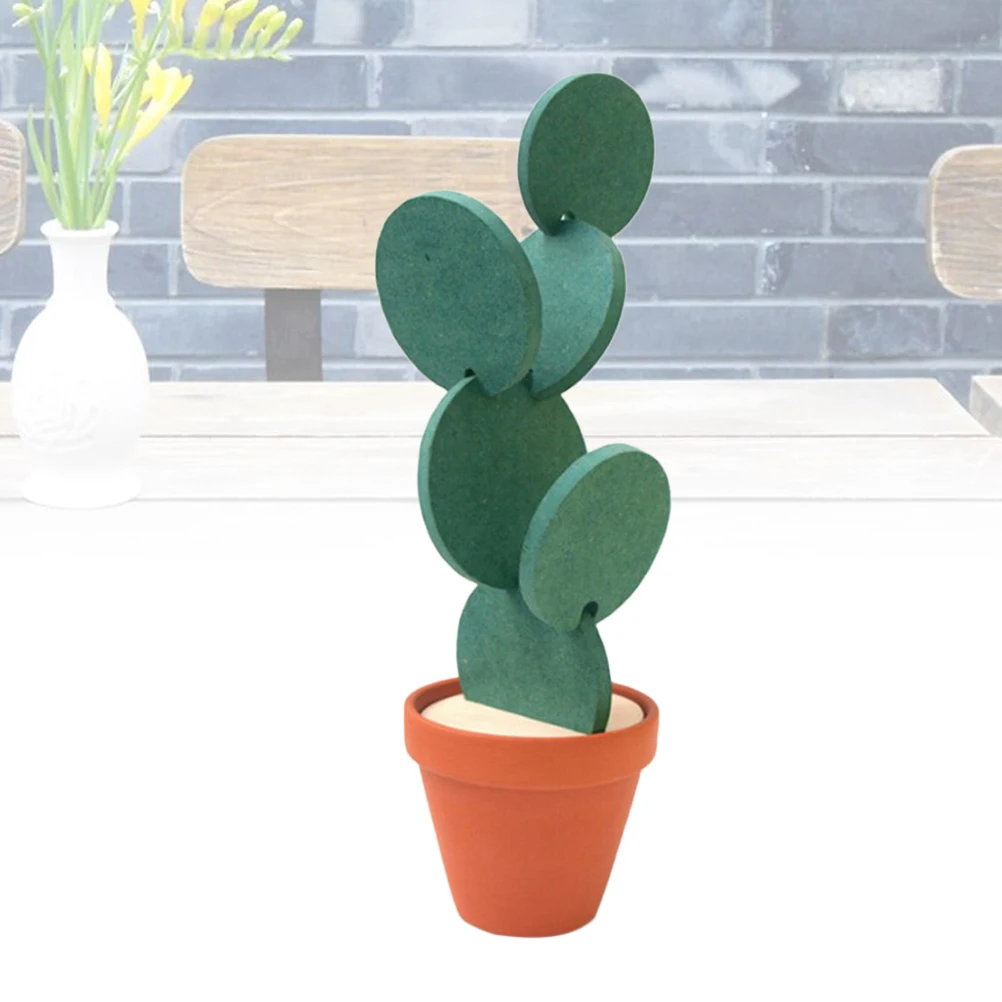 Non slip Coaster Pink Small Succulents Home Decor Mat Pad Multifunction Silicone Mat Heat Resistant Washable Kitchen