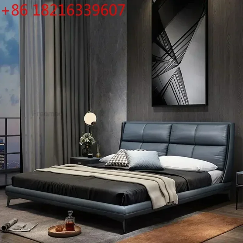 TAO Modern, minimalist, high-quality home furniture, leather designer, luxurious bed frame, bedroom set, double bed